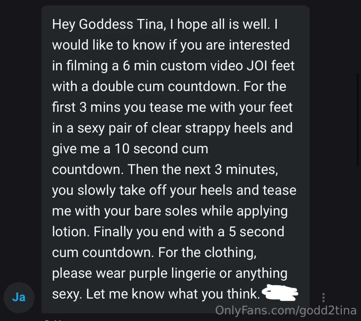 Custom clip no name you love stroking for my feet but cumming once isn 