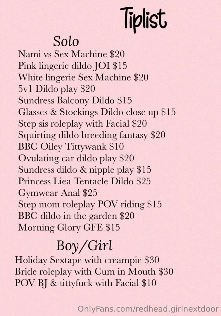 Updated tiplist dm me which one you d like and i ll send it as an 