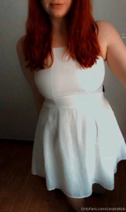 Tried on 2 of my summer dresses got a bit sad that i can t wear a bra part 3
