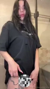 It feels so good to feel the hot water running down my body every drop