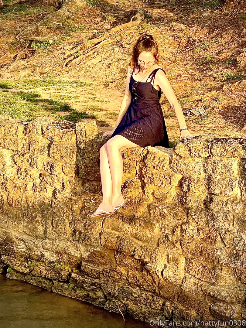 I want to feel the cool water covering my feet 