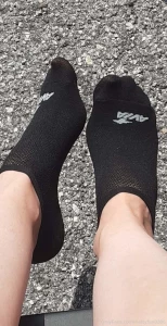 Black socks on a hot day make for sweaty feet so it s time to let them
