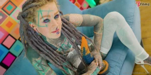 Anuskatzz solo big dildo sextoy anal play enjoy how i use this amazing