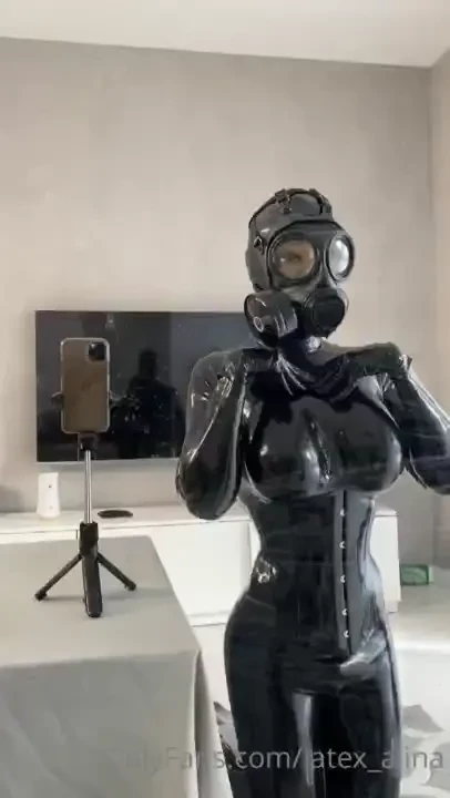 3 masks and the corset cause some heavy breathing 