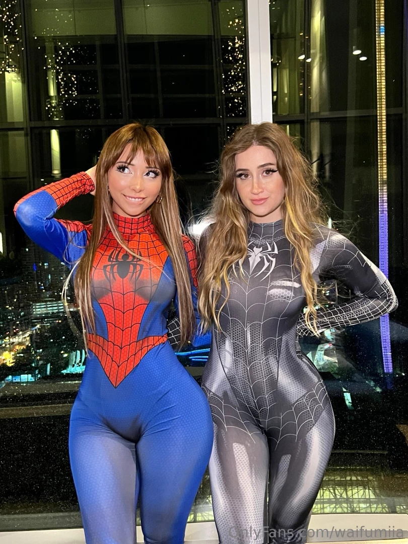 Two cute lil spideys bronwinaurora 