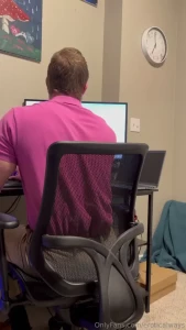 Your horny smut-watching boss calls you into his office to work out a