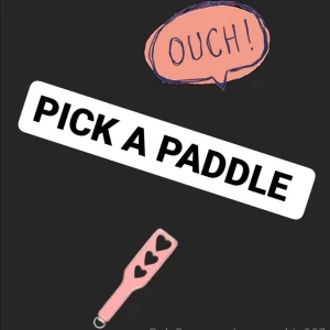 Choose the paddle you like the most and you get a each paddle hides a part 3