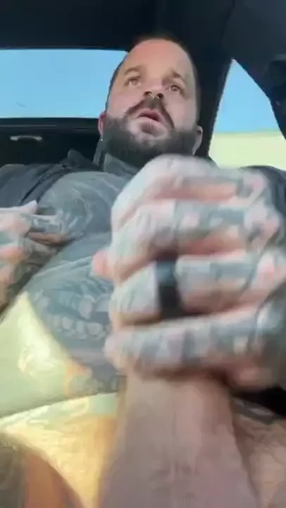 Beating off in my car 