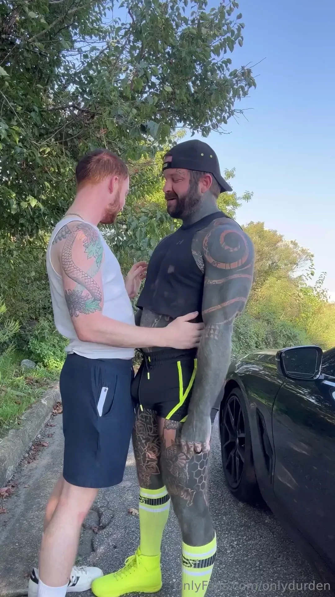 I found this cute little twink hanging outside around my car after the part 1 