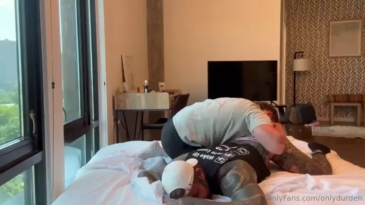 Foolin around at the studio with this ridiculously hot guy i think 