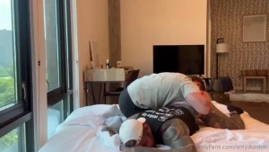 Foolin around at the studio with this ridiculously hot guy i think