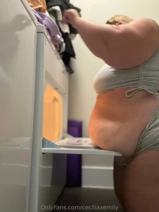 Just doing house things and cant seem to get this belly out of the way part 4