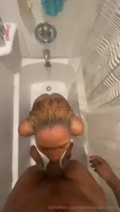 Head in the shower yes 