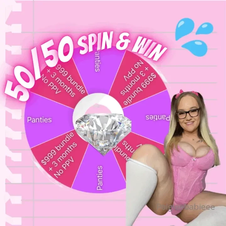 Paigey s spin amp win 1 spin per fan max tip 25 below to take a spin 