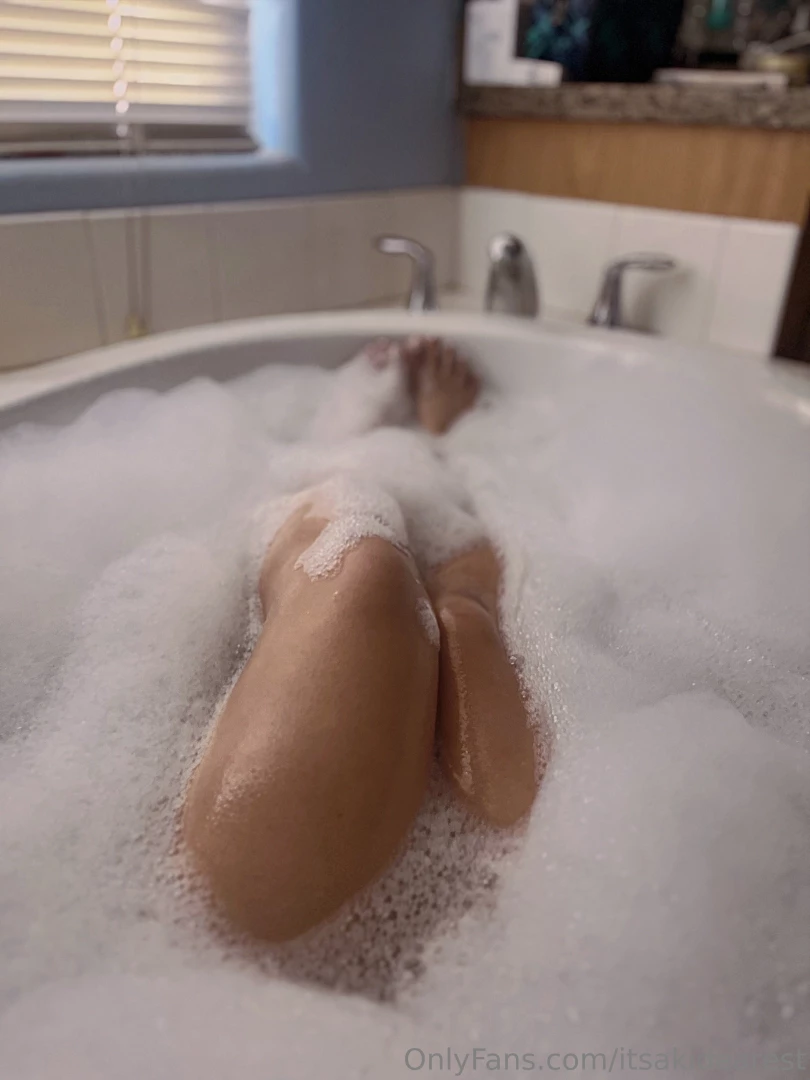 Feeling a bit sick maybe a bubble bath will help 