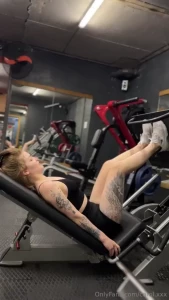 In the gym i feel completely myself powerful focused a little bit wild