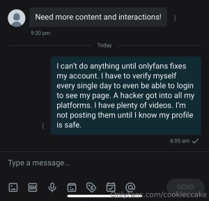 Please read my profile