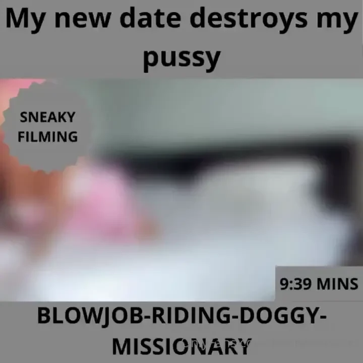 New date destroyed my pussy 10mins this is what happens after you buy 