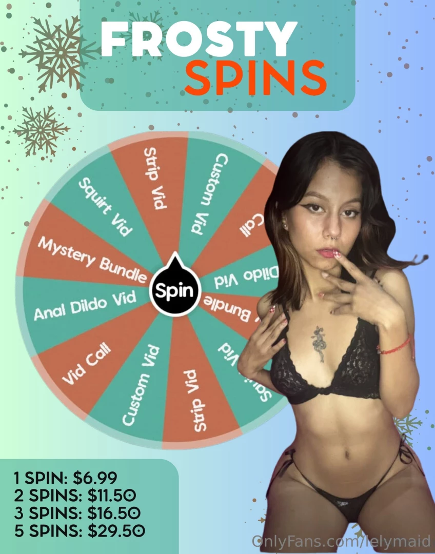 Frosty spins is live spin the frosty spins wheel and discover what icy 