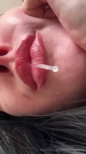 My spit tastes like candy