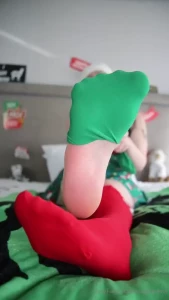 Rocking around the christmas feet