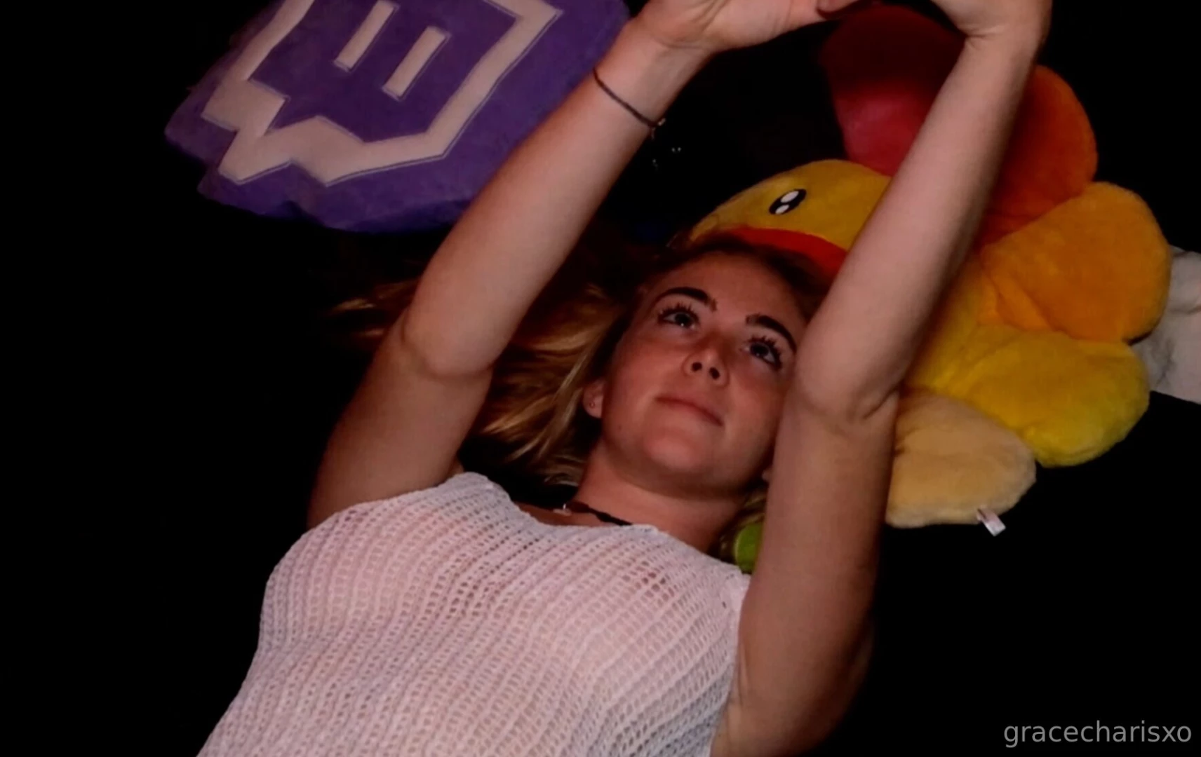 See-through fishnet coverup comes off and i get totally naked for your 