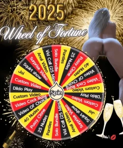Wheel of fortune every spin wins 1spin - 10 2 spins - 15 3 spins - 20