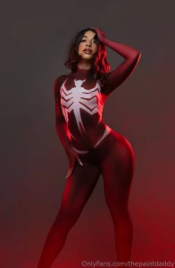Latina fuego is the ultimate spiderwoman