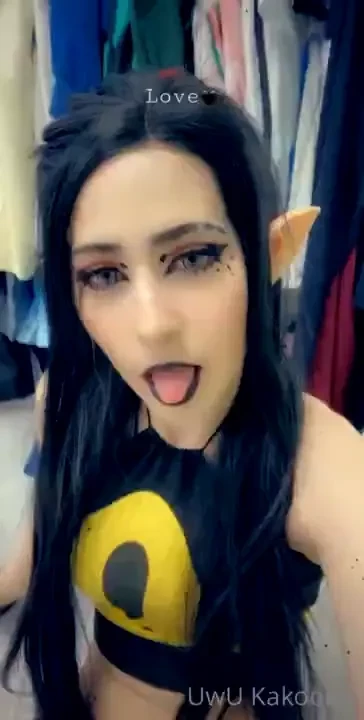 Dark goth elf do you want more 