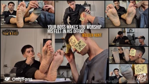 Your boss kent humiliates you and orders you to worship his feet