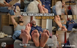 Neron x bandido x duckling - pov footdom footsmeling