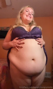 Watch my pretty belly jiggle all for you totally stuffed and part 6