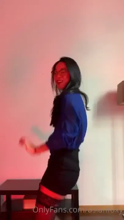 Your cheeky asian secretary dancing for you two free full length 