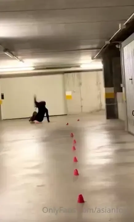 The cone attacked me my booty is fine no worries 