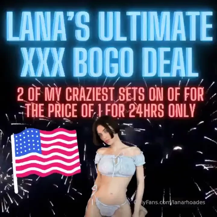 Happy mf fourth just dropped the craziest bogo deal of my of career 