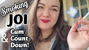 Video smoking joi cum countdown cigarette smoking jerk off