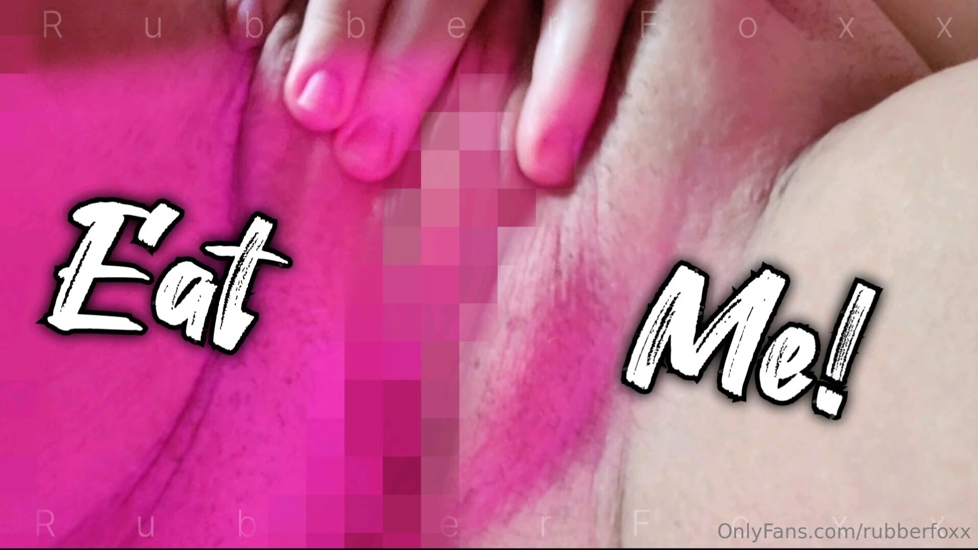 Video eat my pussy closeup pussy spreading and clit rubbing play 