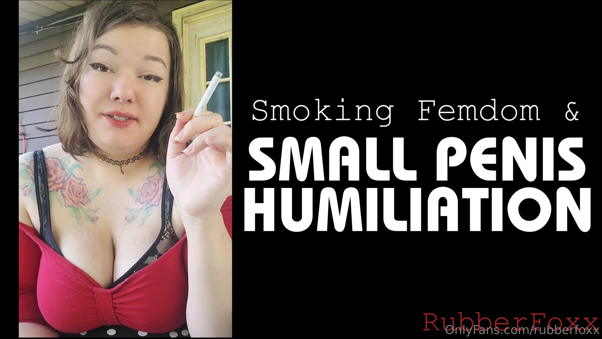 Video smoking femdom sph smoking a cigarette and laughing at your 