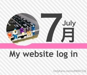 7 july web about website passwords thank you for always supporting me