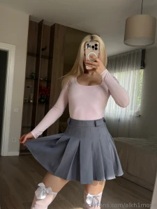 I look at myself in the mirror in this outfit and feel like something