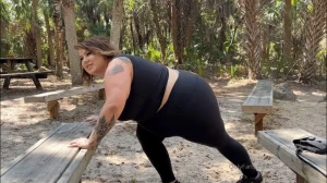 Laurenlushylush and i did the fattest and sweatiest workout ever in part 1