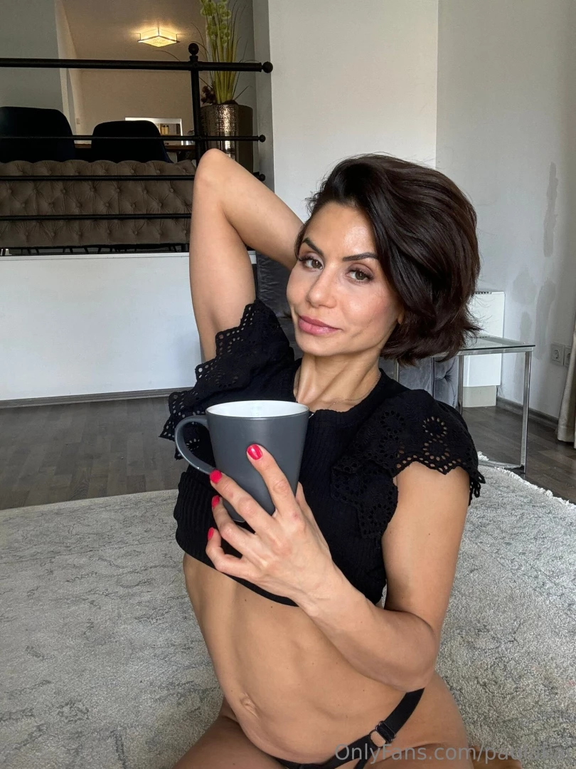 Enjoying my cup of tea 