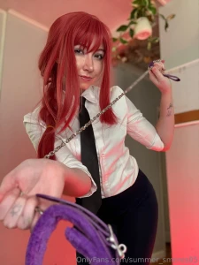 Gmorning pups catching up on messages in a little while enjoy makima part 2