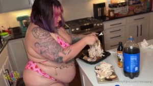 Huge rotisserie chicken stuffing 49 minutes i had to find out if my