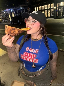 Ate the best pizza of my life tomorrow will be a big food day loving part 1