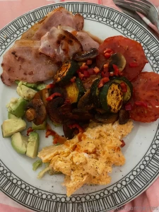 Breakfast in bed could really do with a big cuddle today