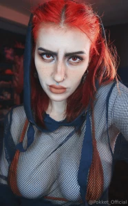 Fishnets and boobs just go together i promise more butt plug content