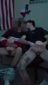 I got one of the boys from the fraternity to come over socks were on