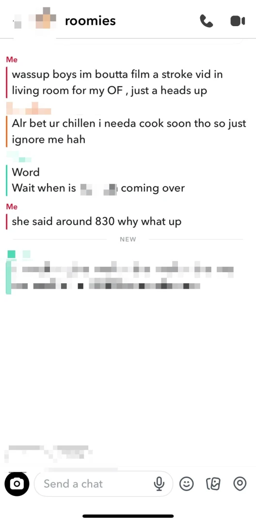 This was so fucking hot to film swipe right for the video part 1 