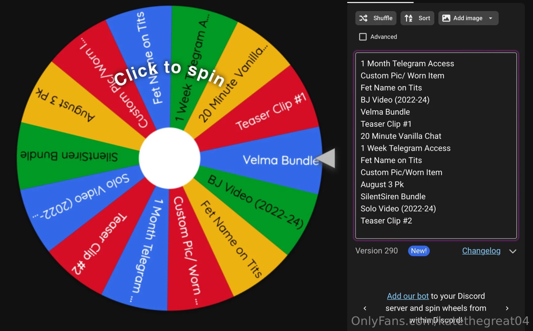 Today s winners hit biiiig - two people won their name on my ass - one 